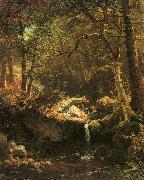 Albert Bierstadt The Mountain Brook Sweden oil painting reproduction
